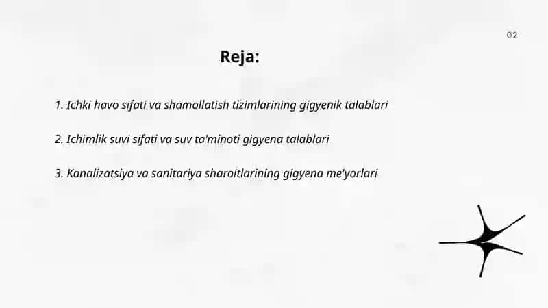 Ichki havo sifati va shamollatish tizimlarining gigyenik talablari 2
