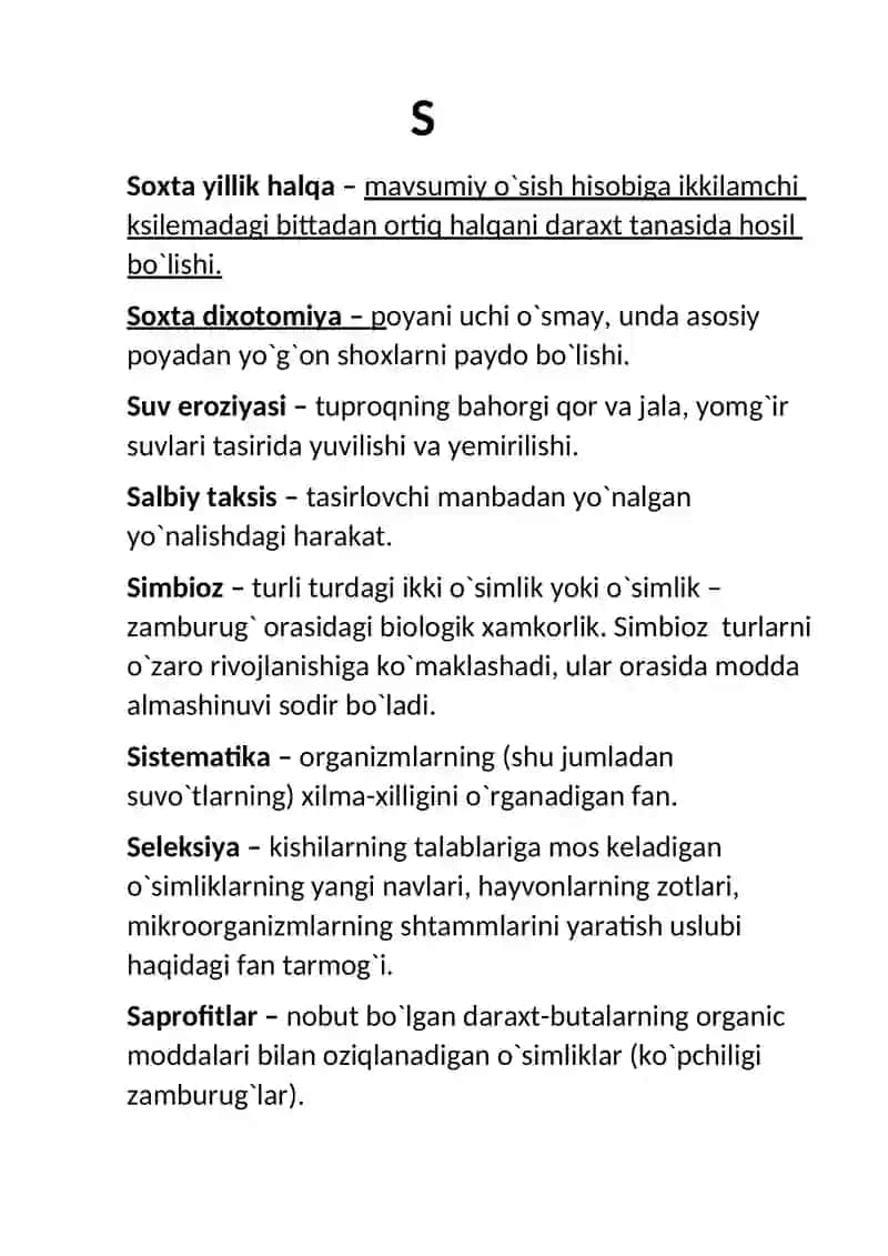 Dorivor o`simliklarni yetishtirish va qayta ishlash yo`nalishida qo`llanadigan atama va terminlarning izohli lug`ati 2