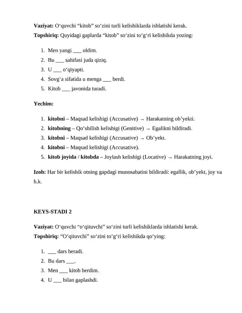 Otlarning grammatik kategoriyalari 2