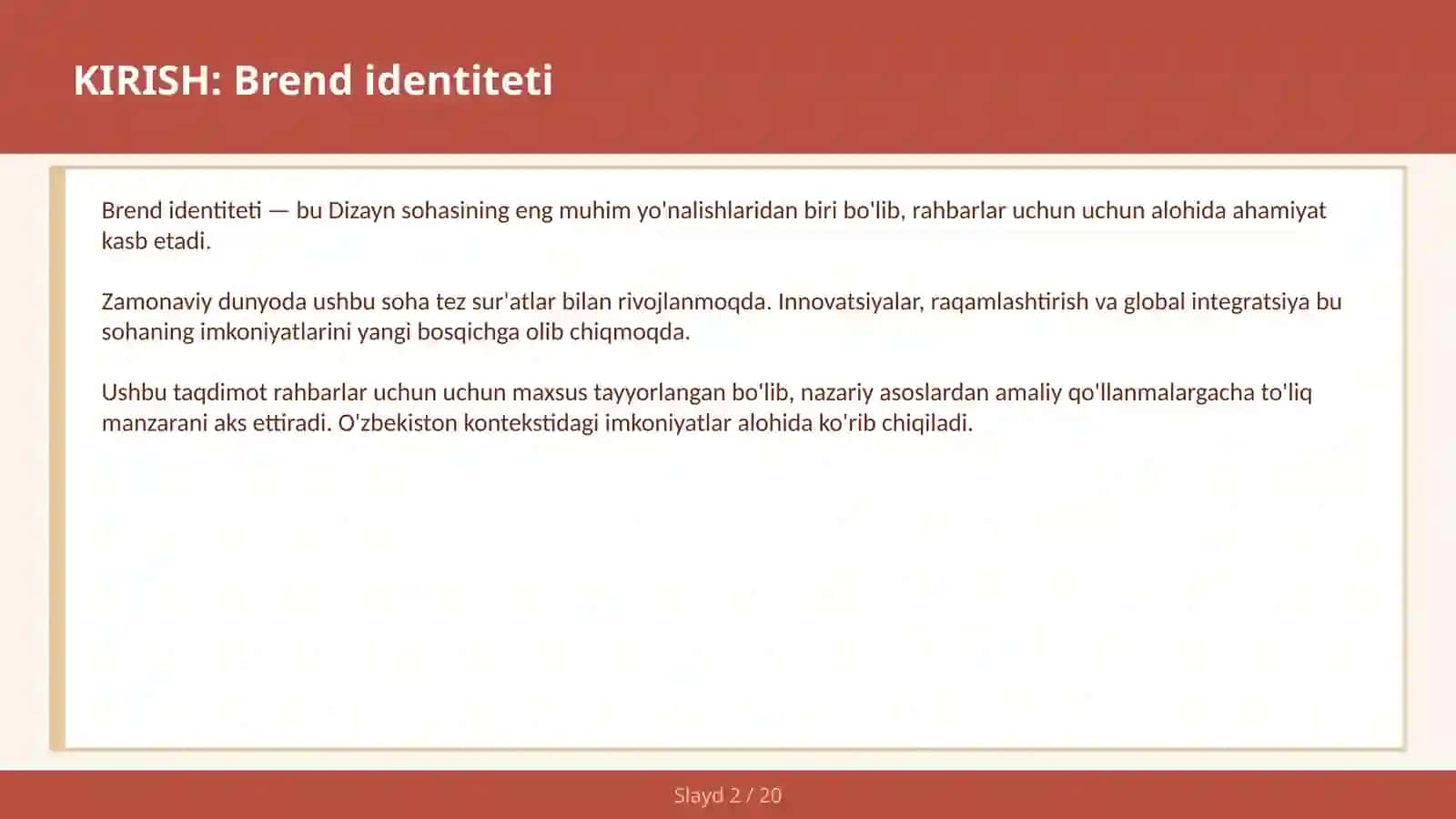 BREND IDENTITETI 2
