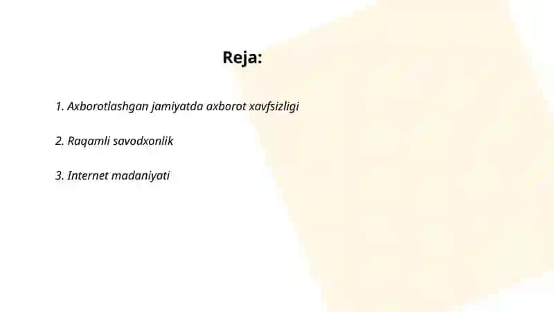Axborotlashgan jamiyatda inson 2