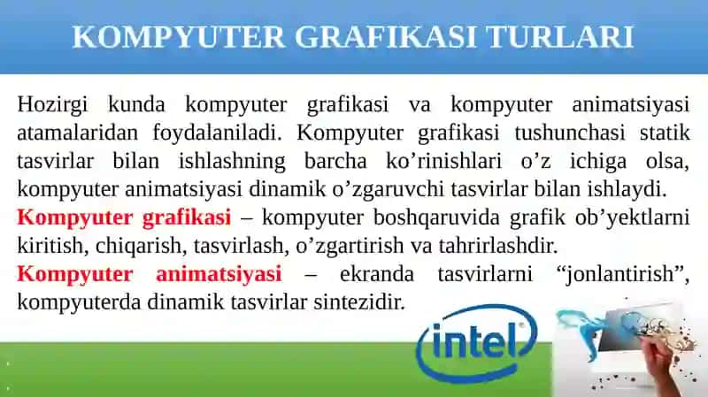 KOMPYUTER GRAFIKASI TURLARI 2