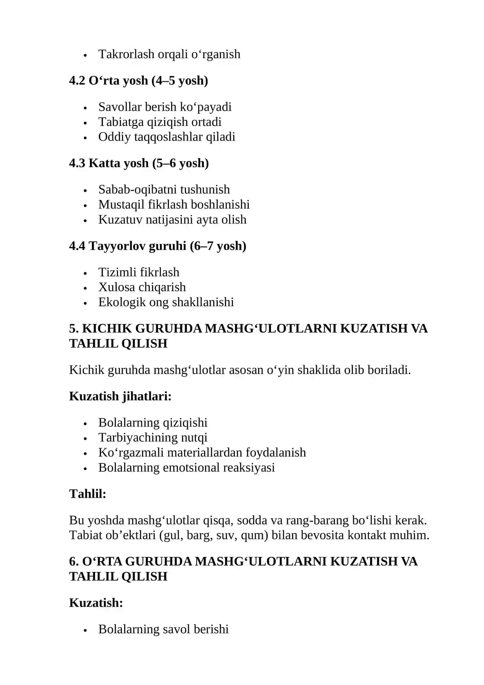 TABIAT BILAN TANISHTIRISH MASHG‘ULOTLARINING NAZARIY ASOSLARI 2
