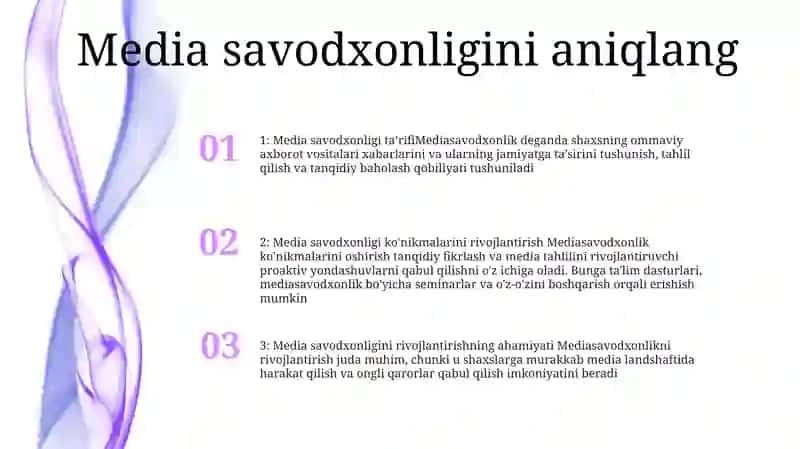 Media Savodxonlikni Rivojlantirish Yo'LLari 2