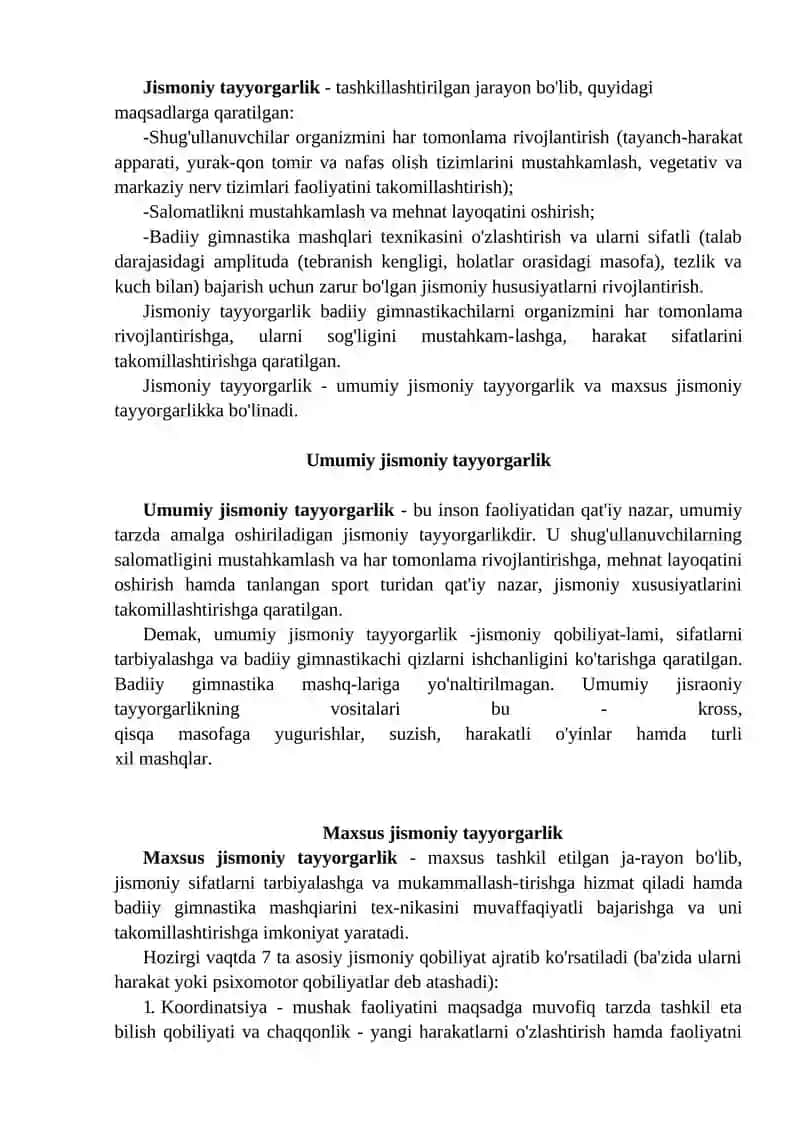 Jismoniy tayyorgarlik vosita va usullari 2