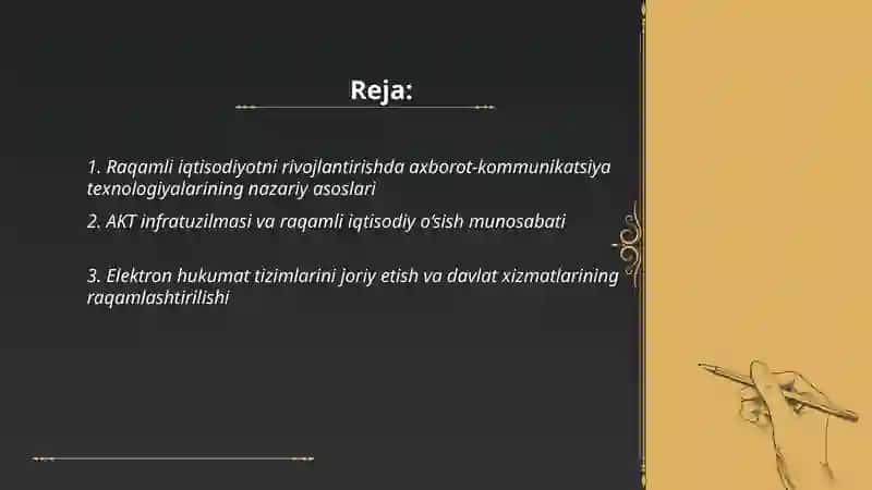 Raqamli iqtisodiyotni rivojlantrishda axborot kamunikatsiya texnologiyalarini oʻrni 2