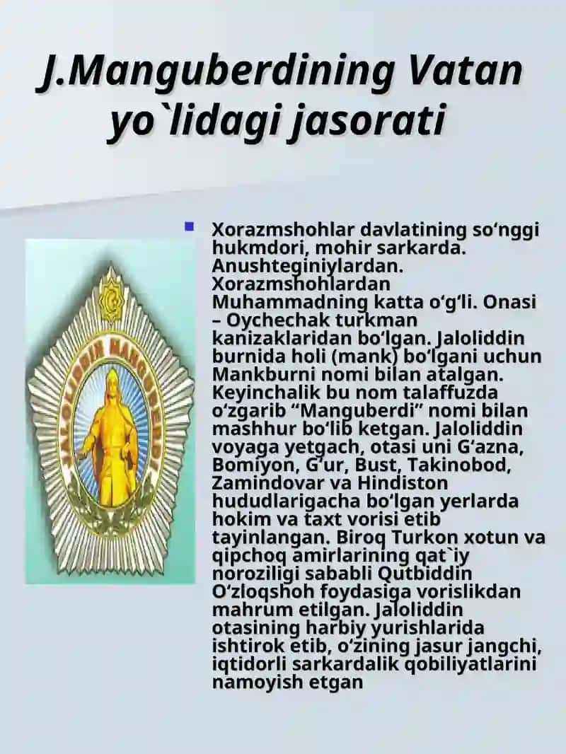 Jaloliddinmanguberdi Xalq Qahramoni 2
