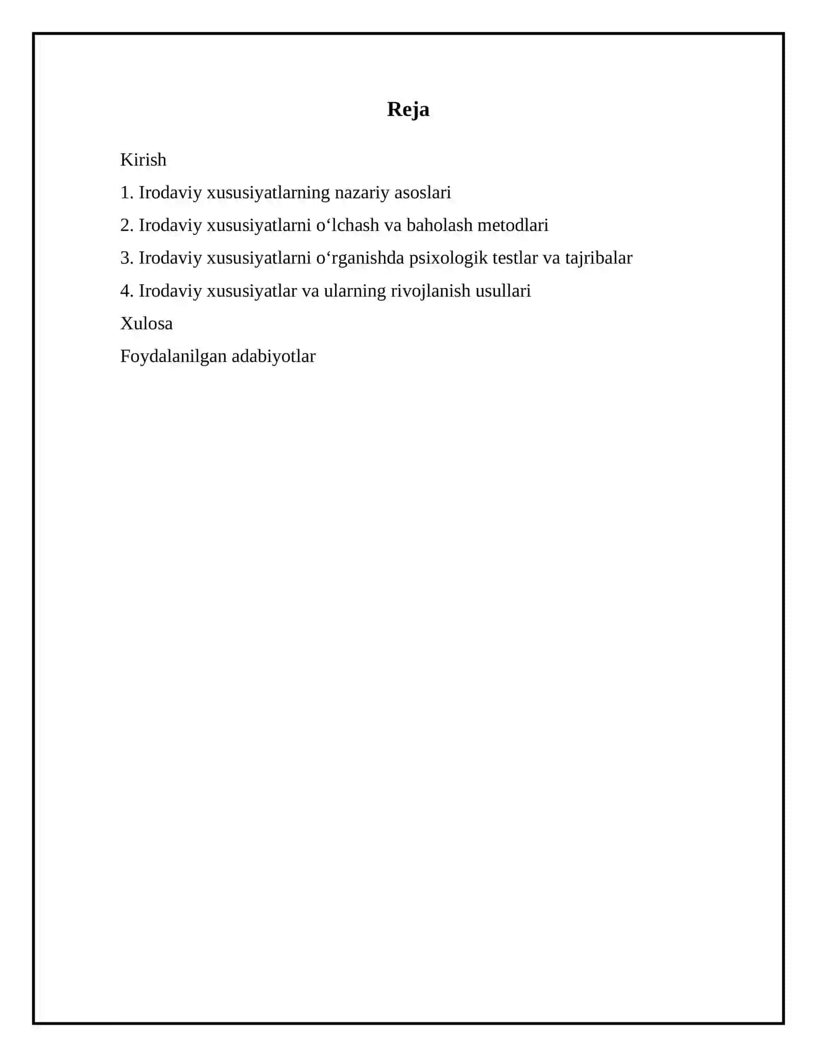 Irodaviy xususiyatlarni oʻrganish metodlari 2