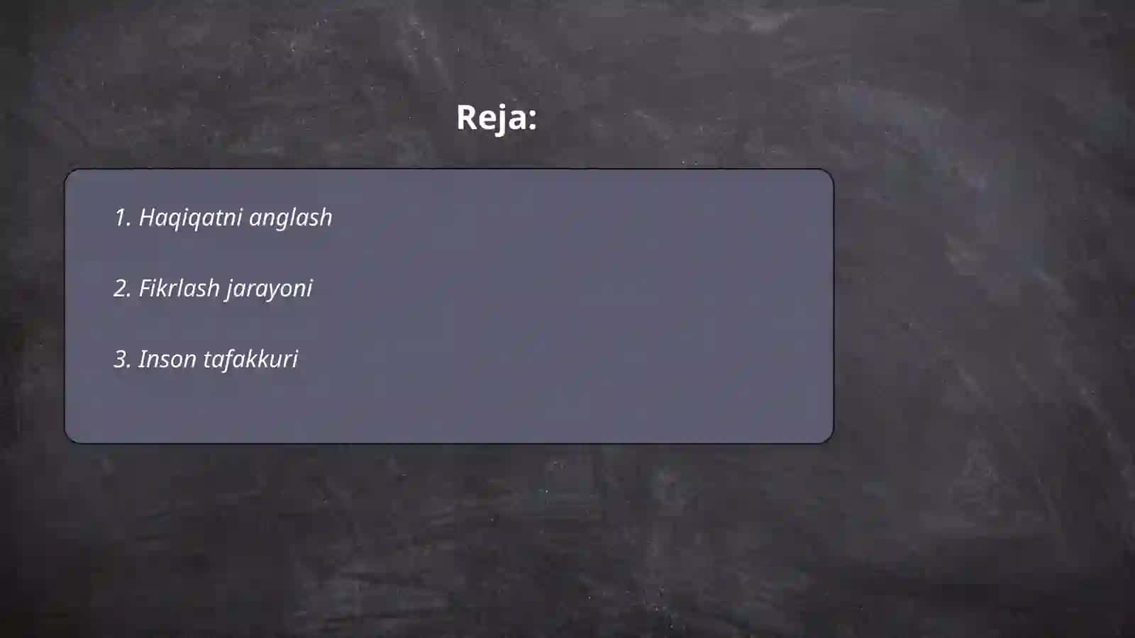 Haqiqatni anglash 2