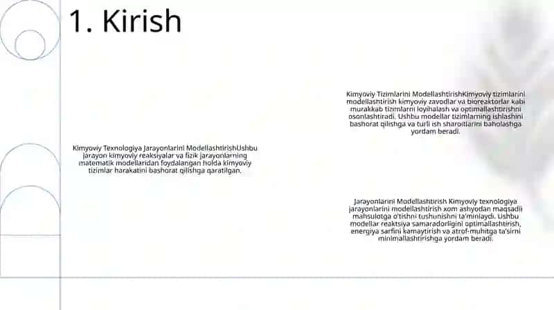 Kimyoviy Texnologiya Jarayonlarini Va Tizimlarini Modellashtirish 2