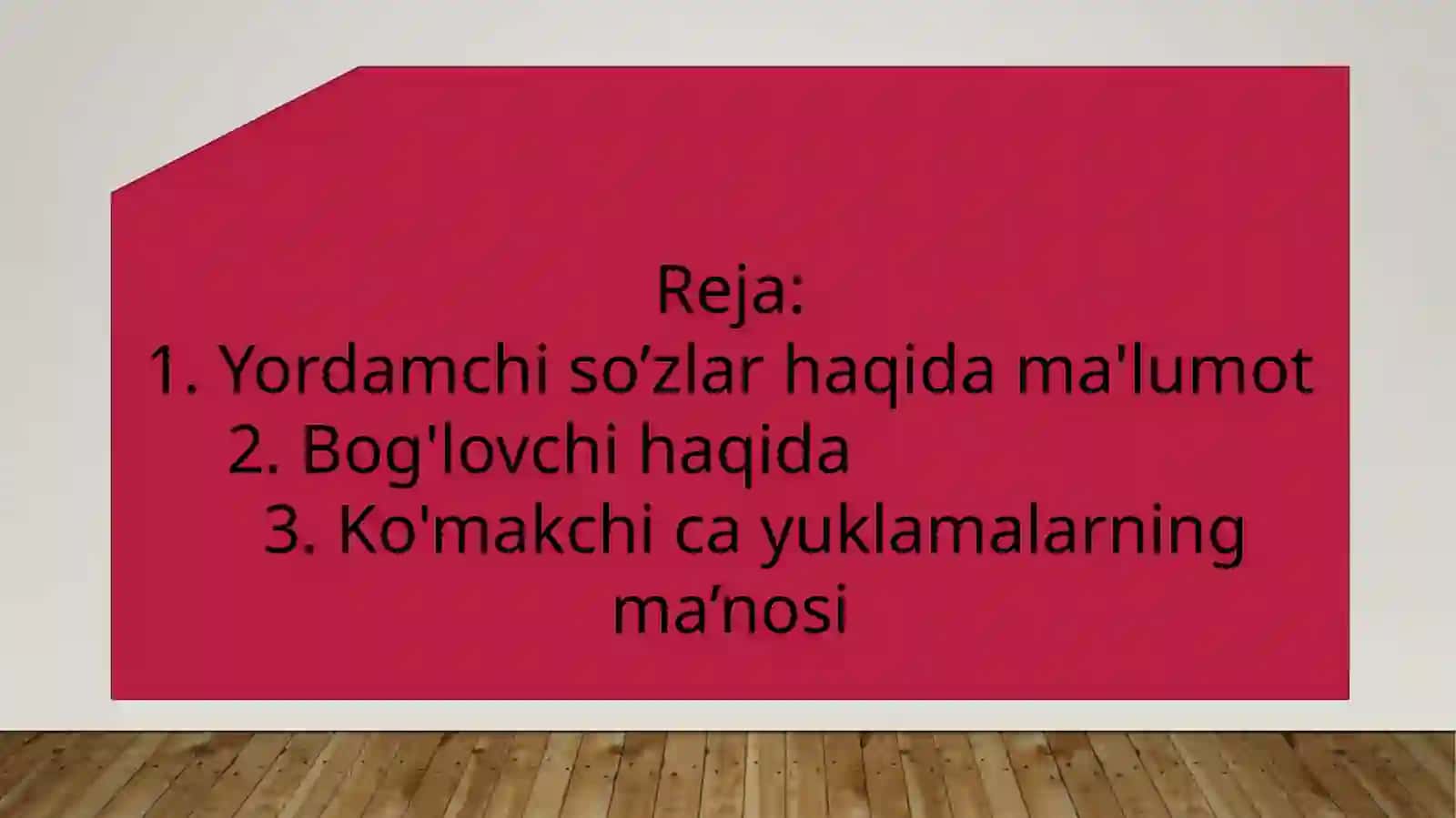 Yordamchi so’z turkumlari 2
