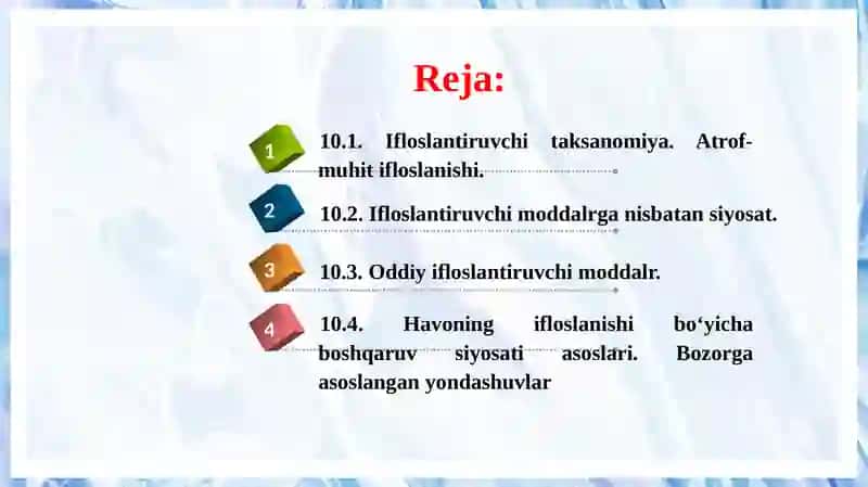 Ifloslanishni boshqarish iqtisodiyoti: umumiy nuqtai nazar 2