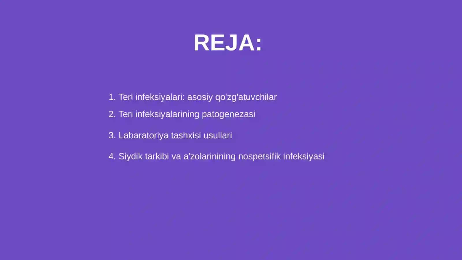 Teri infeksiyalari qo'zg'atuvchilari, patogenez, labaratoriya tashxisi 2