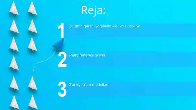 Sharq va gʻarb olimlarining pedagogik qarashlari 2