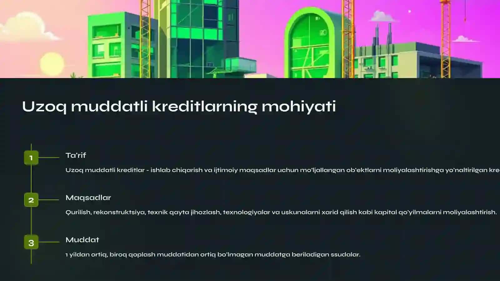 Investitsiya faoliyatini kreditlash 2