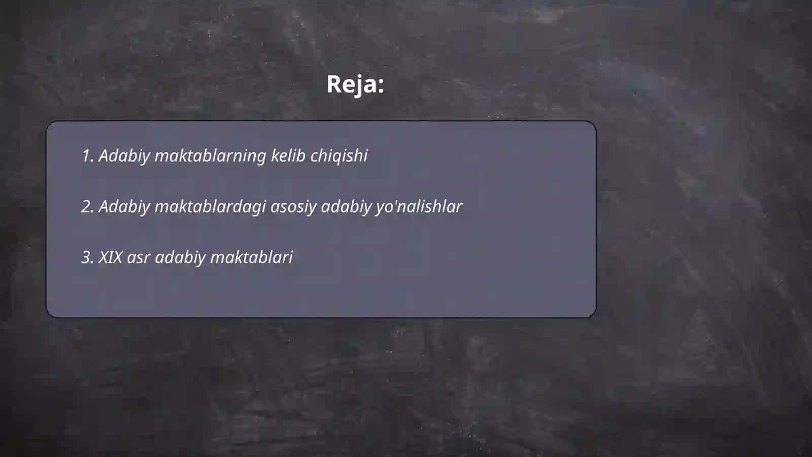 Adabiy maktablar 2