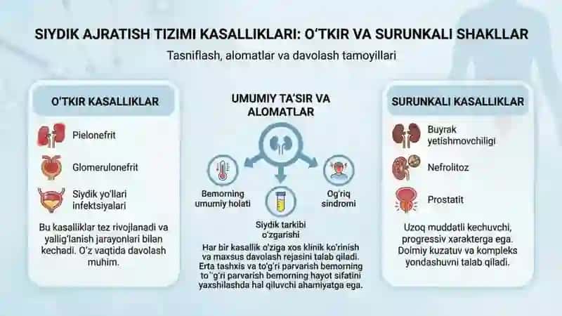 Siydik ajratish tizimi kasalliklarida bemorlar parvarishi va kuzatuvi 2