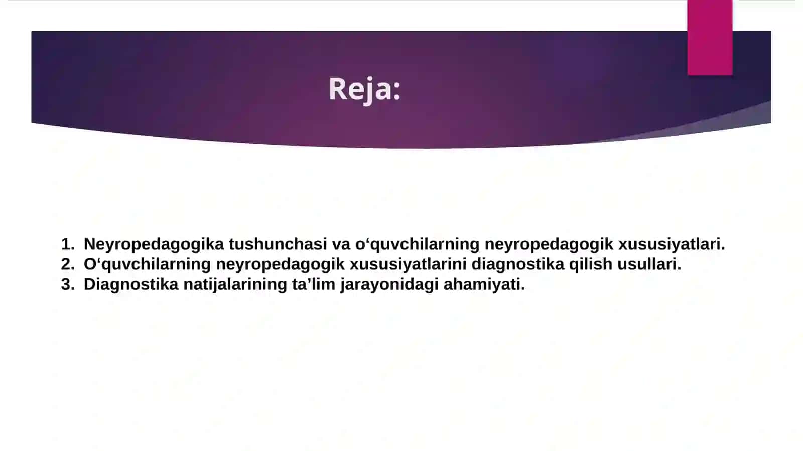 O'quvchilarning neyropedagogik xususiyatlatini diagnostika qilish 2
