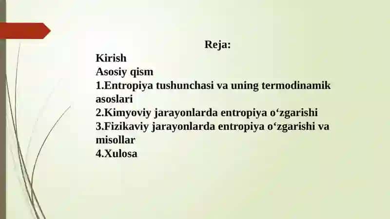 Entropiya va Termofizika 2