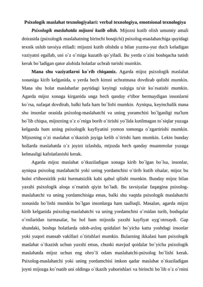 Psixologik maslahat va psixokorreksiya 2