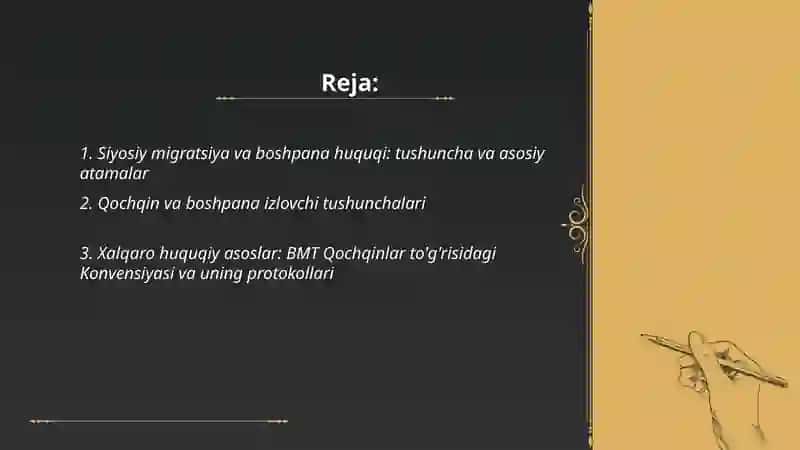 Siyosiy migratsiya va boshpana huquqi 2