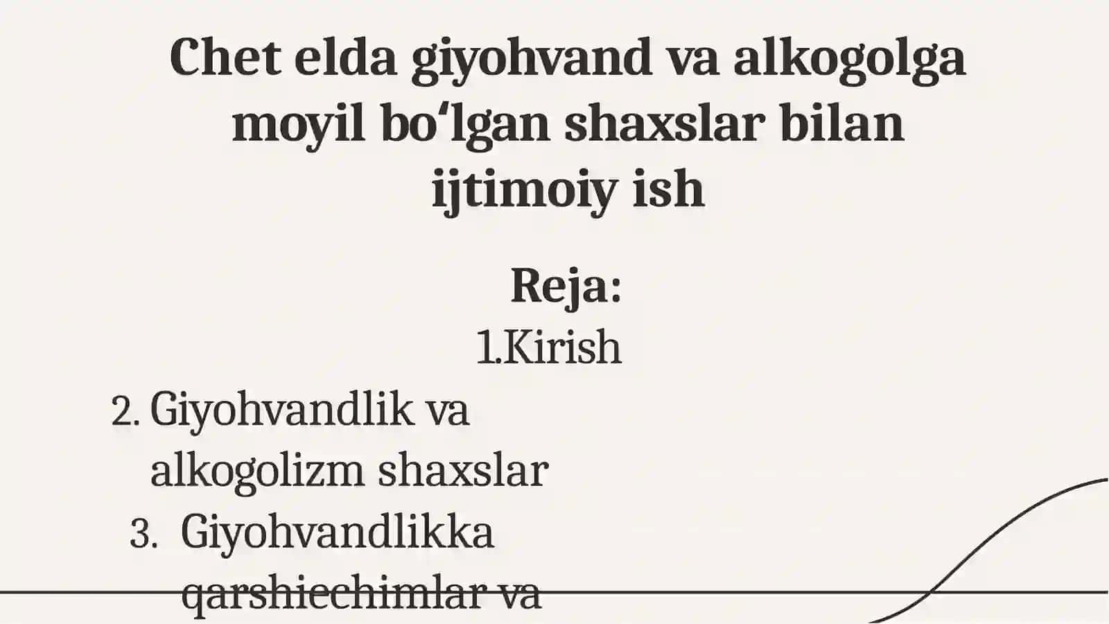 Slayd: Chet eldagiy va alkogol go'moniy bo'lgan shaxslar bilan ijtimoiy ish 2