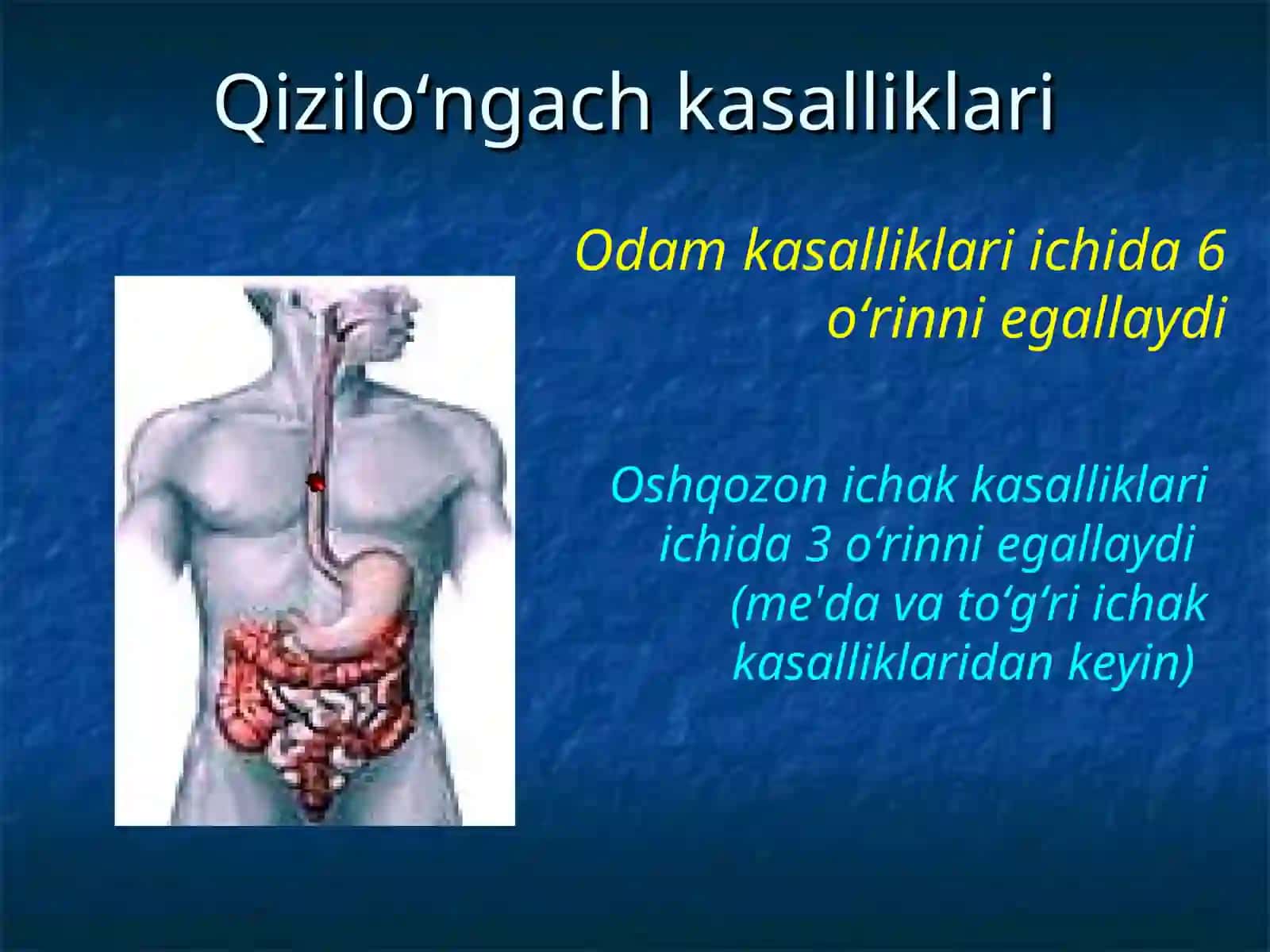 Qizilo‘ngach kasalliklari 2