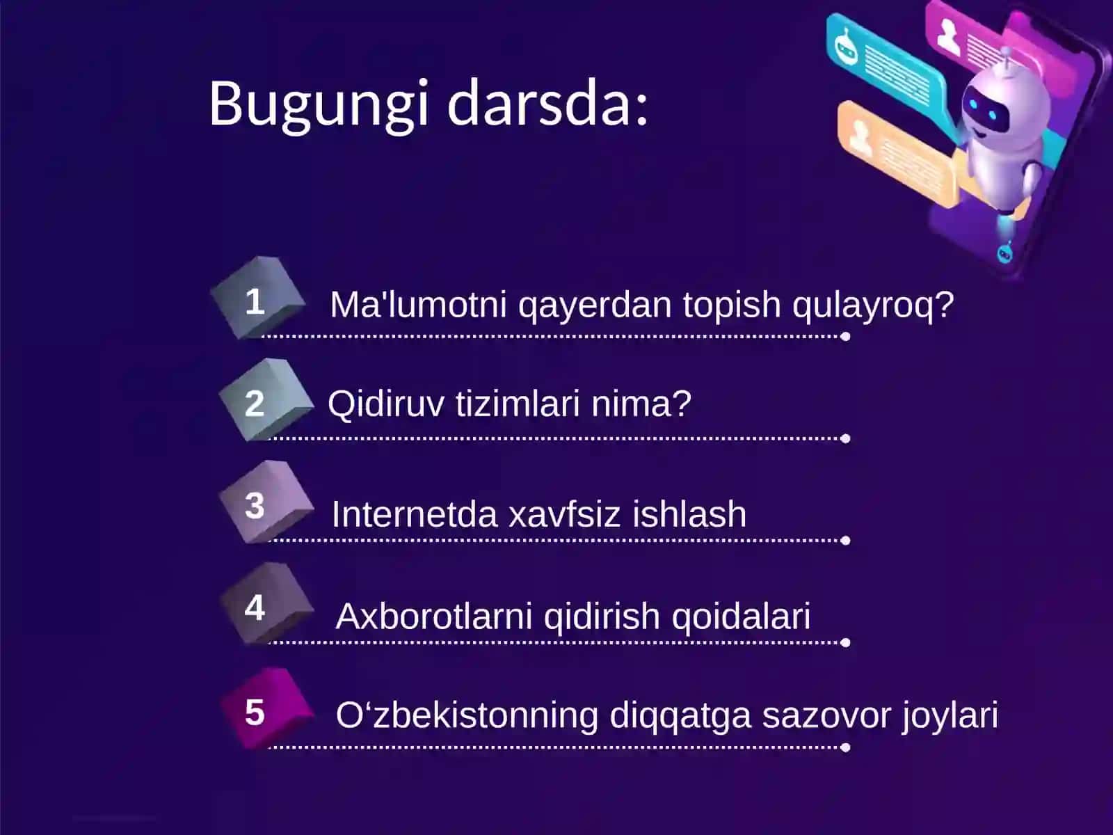 Internetqidiruvtizimlarivainternetdama'lumotizlash 2