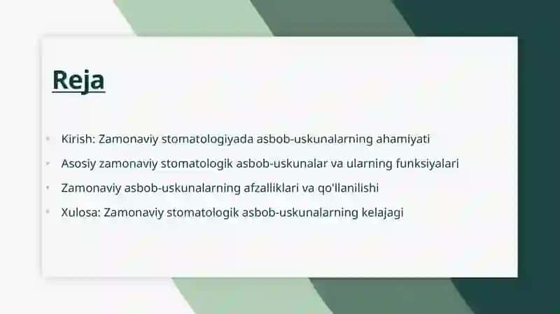 Zamonaviy Stomatologiyada Asbob-Uskunalarning Ahamiyati 2