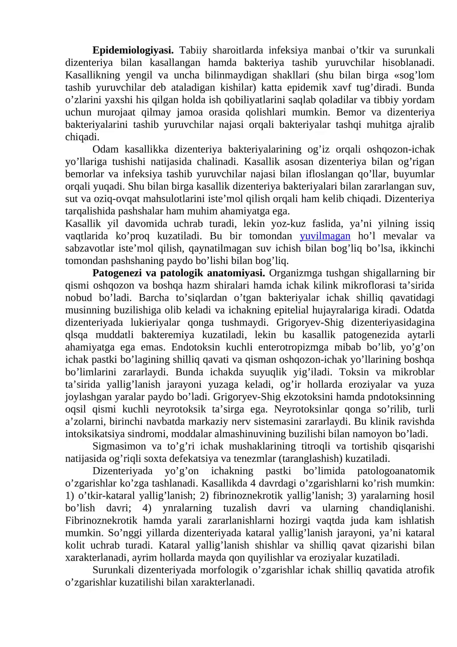 Dizenteriya. Salmonellyoz. Botulizm, ovqat toksikoinfektsiyasi 2