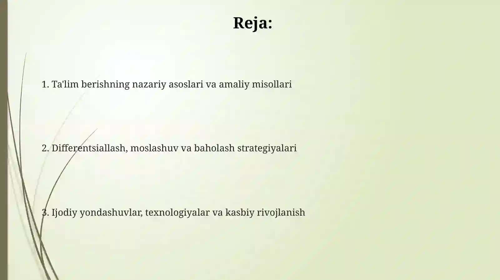 Tarbiyachining Ifodali O'qitish Metodikasi 2