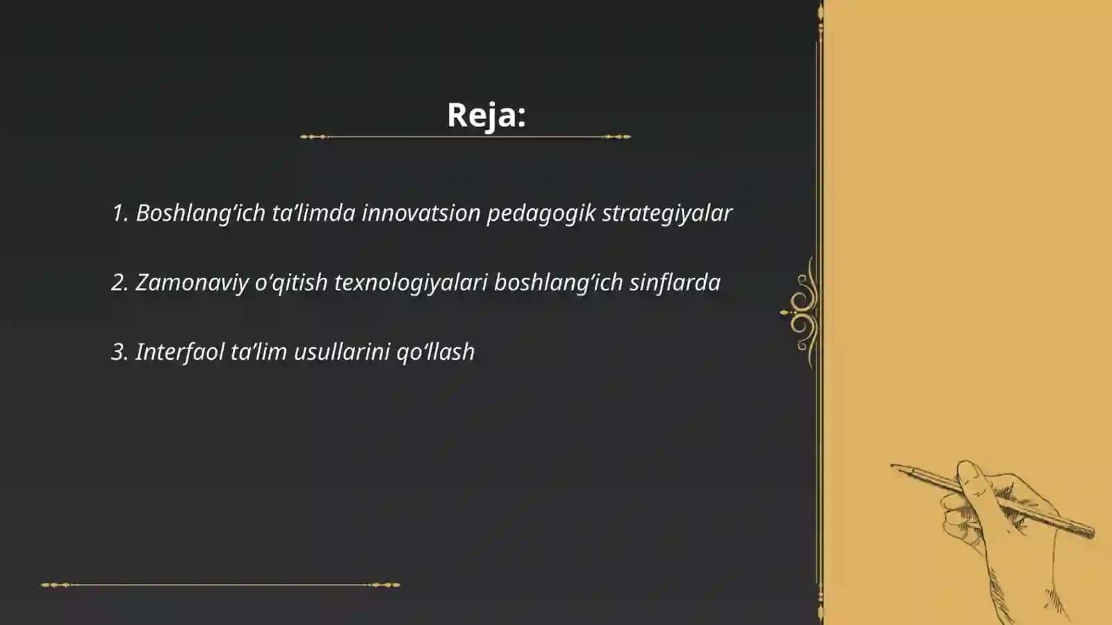 Boshlangʻich taʼlimda innovatsion pedagogik strategiyalar 2