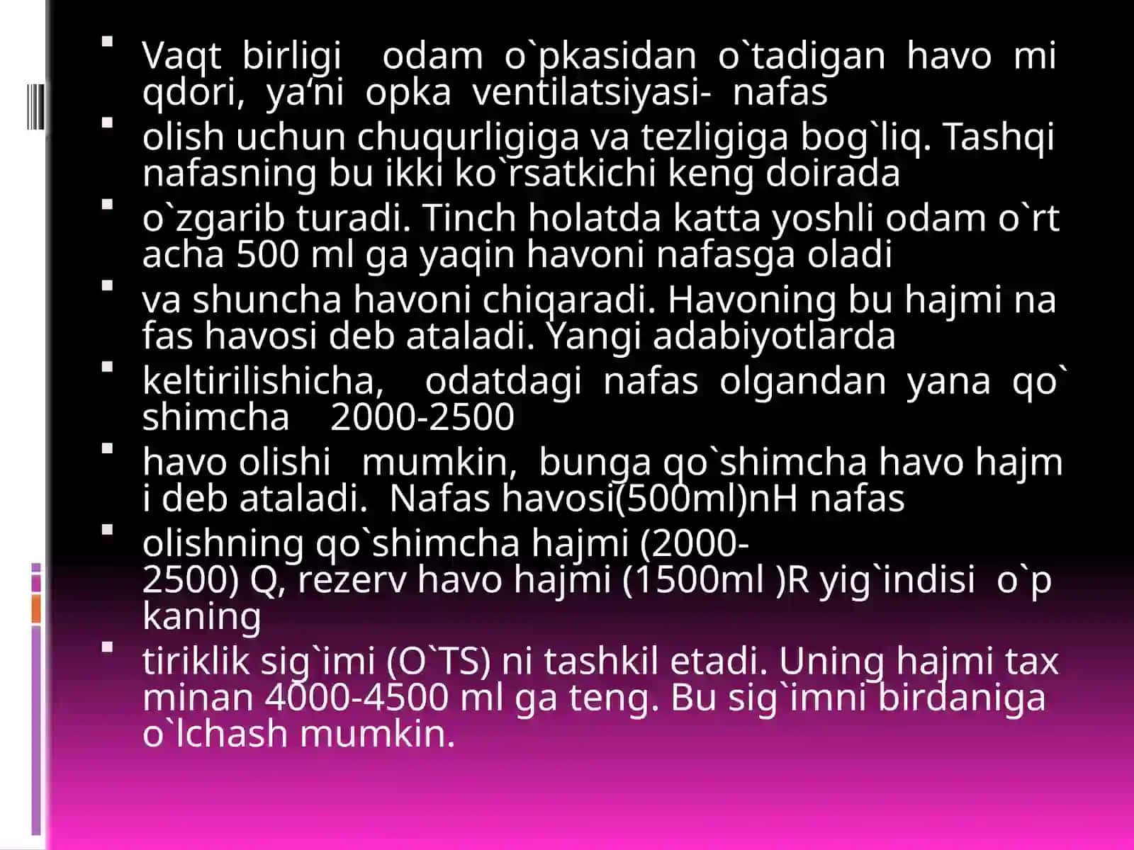 Spirometriya o‘lchash usuli haqida 2