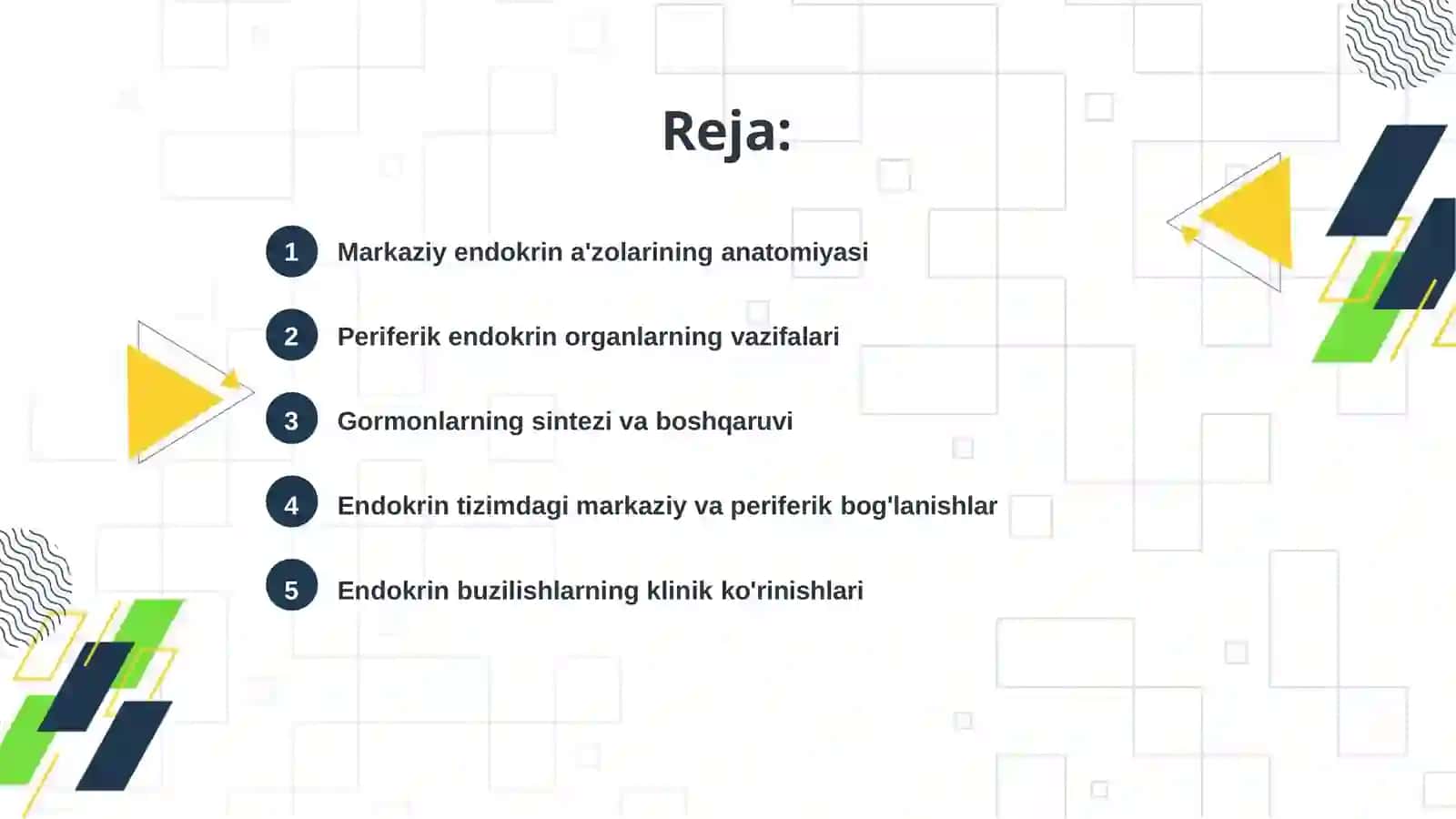 Endokrintizimia'zolari:markaziyvaperiferik a'zolar 2