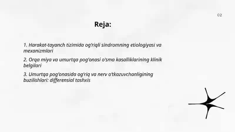 Harakat-tayanch tizimida og'riqli sindromi 2