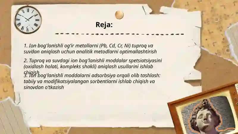 Ion bog'lanishli moddalarni aniqlash 2