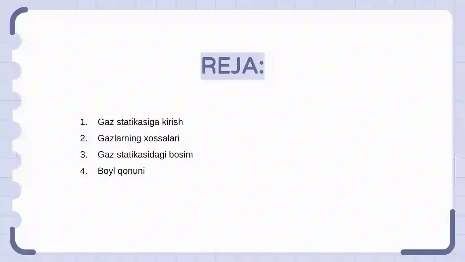 Gaz statikasi 2