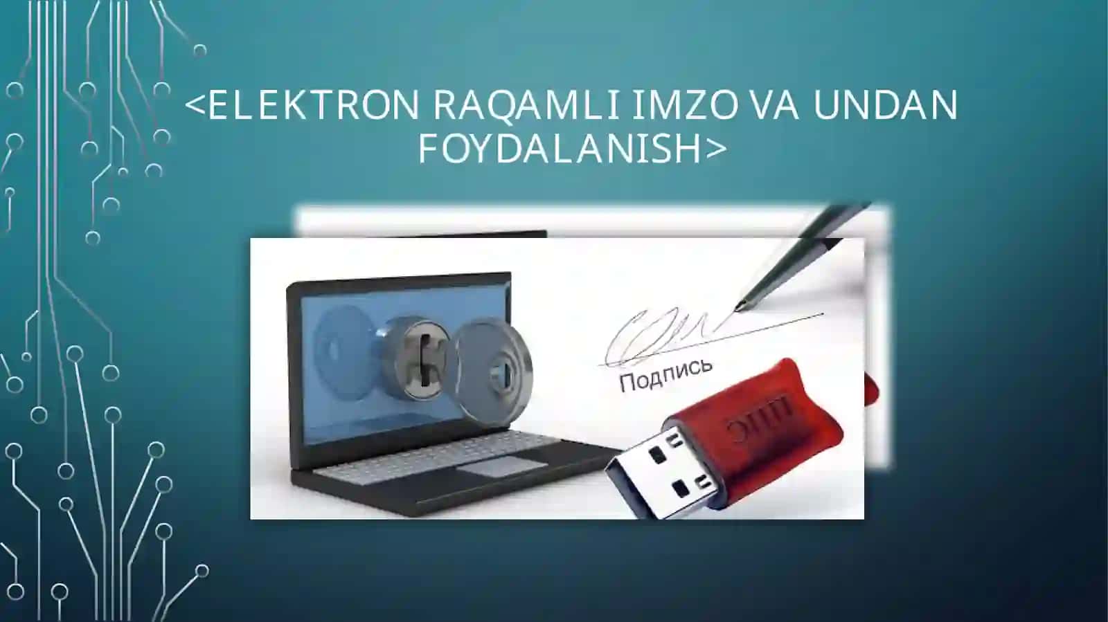Elektronraqamli imzo 2