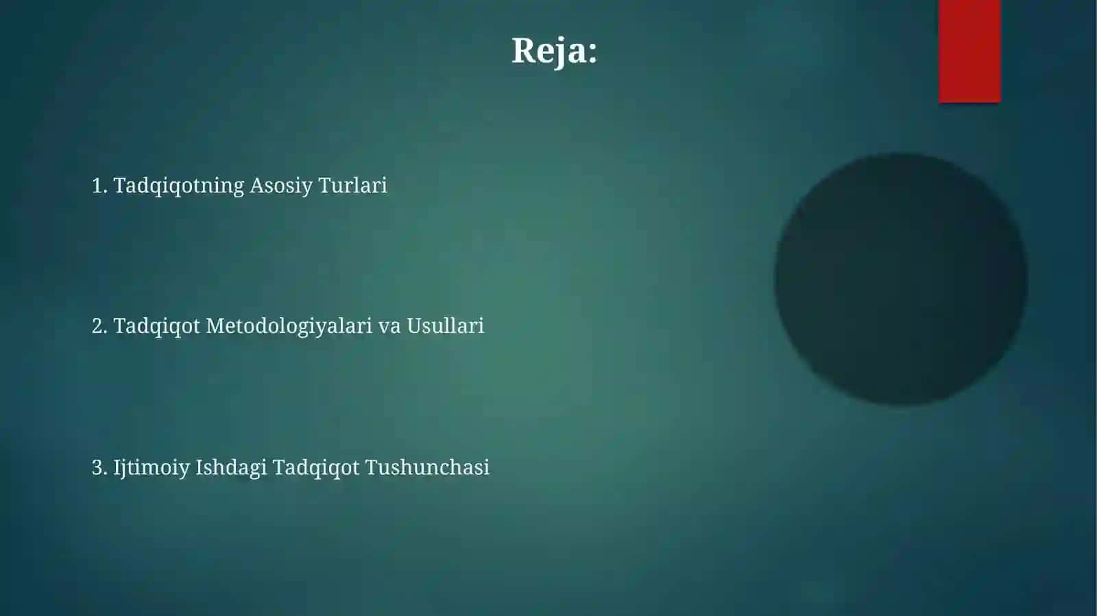 Ijtimoiy ishdagi tadqiqot tushunchasi va uning turlari 2