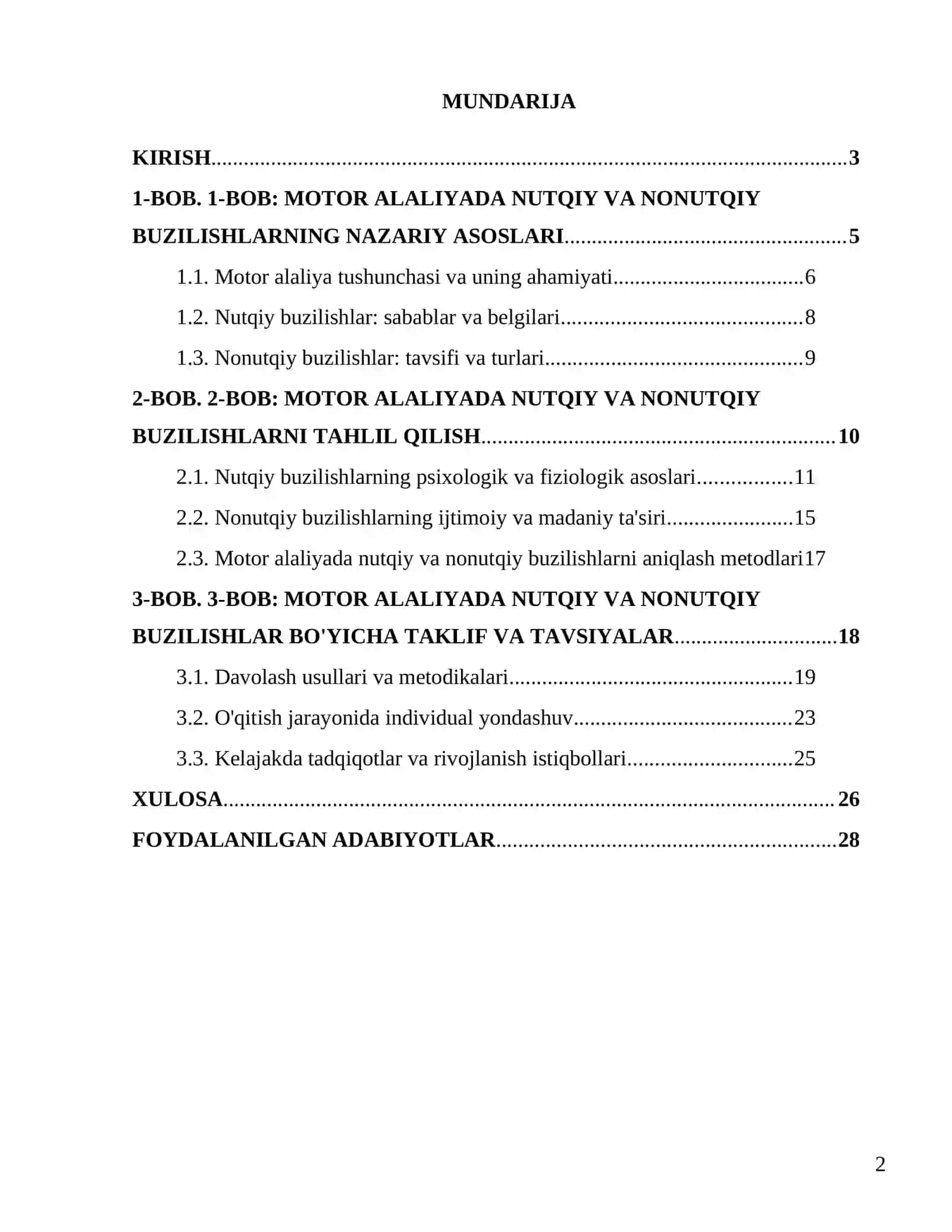 LOGOPEDIYA FANIDAN KURS ISHI 2