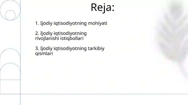 Creativ Iqtisodiyot 2