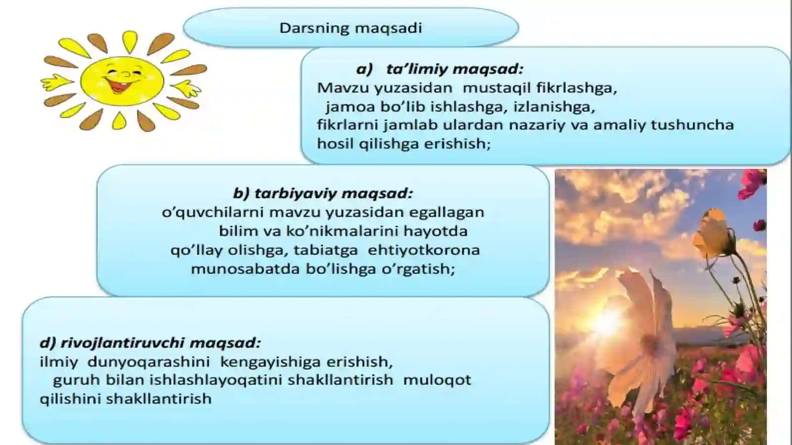 BARGLARDA ORGANIK MODDALARNING HOSIL BO‘LISHI 2