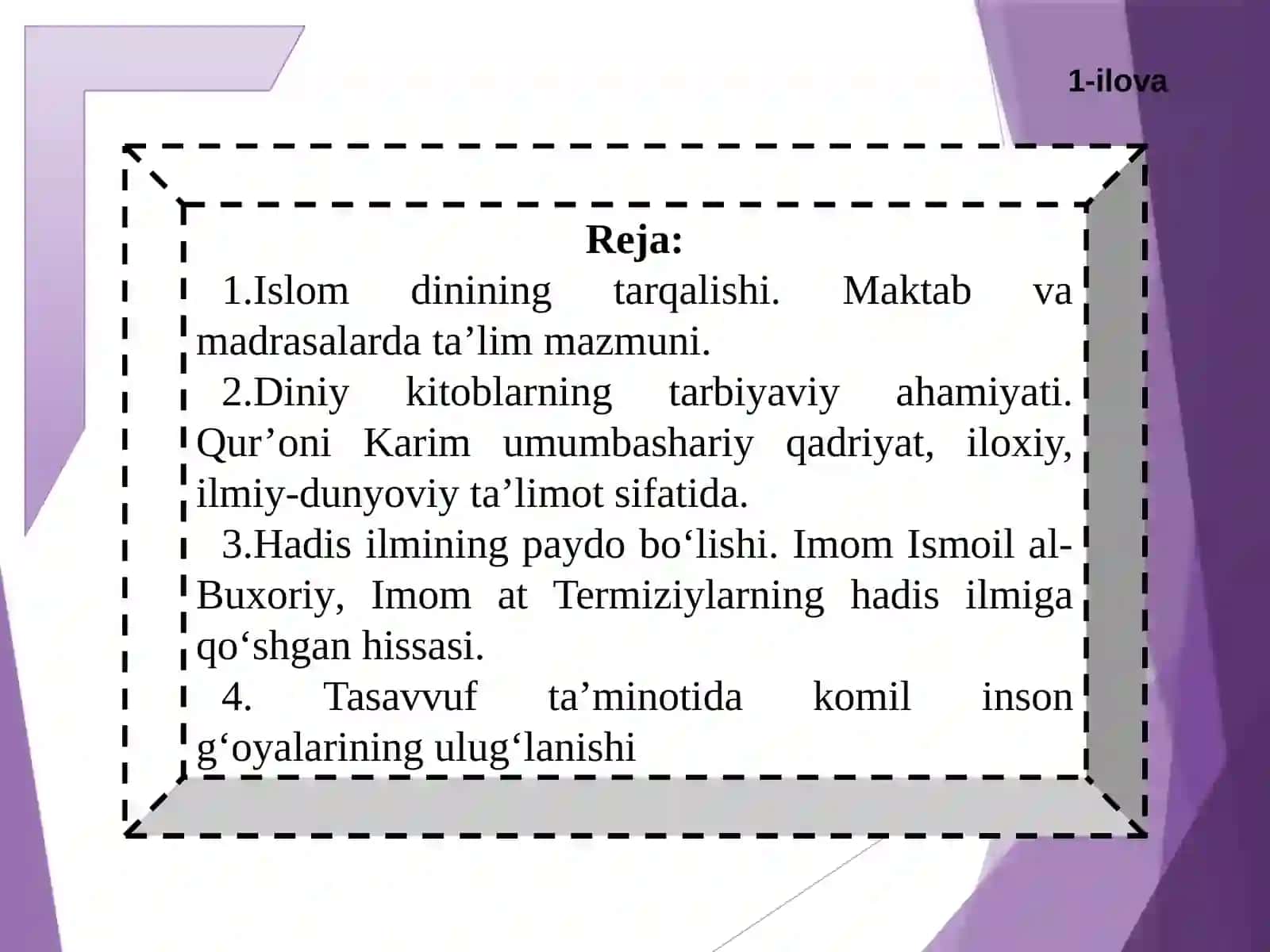 VII asrdan XIV asrning birinchi yarmigacha tarbiya, maktab va pedagogik fikrlar 2