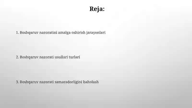 Menjment boshqarish usullari 2