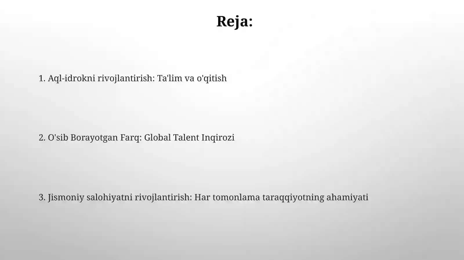 Aqlli xodimlar yetishmasligi: Qobiliyatni oshirish uchun o'qitish va rivojlantirish dasturlariga investitsiya qiling 2