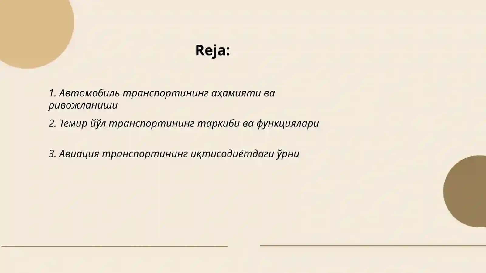 Автомобиль транспортининг аҳамияти ва ривожланиши 2