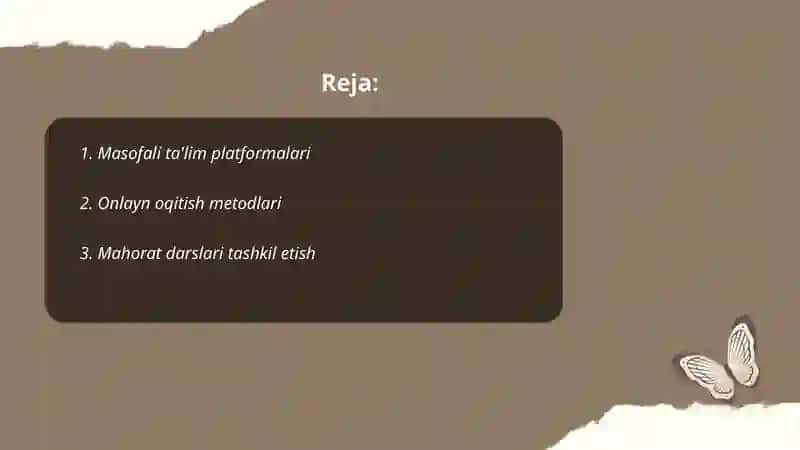 Zamonaviy ta'lim shakllari 2