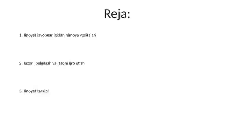 Jinoiy javobgarlik tushunchasi 2