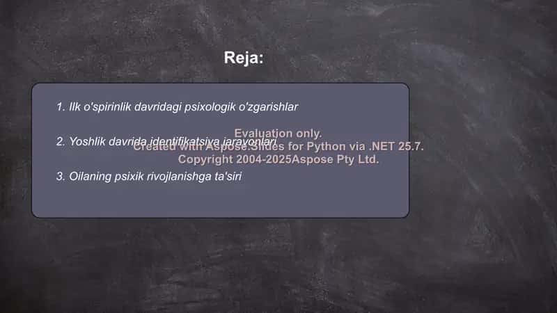 Ilk o'spirinlik va yoshlik davrida pisixik rivojlanish xususiyatlari 2