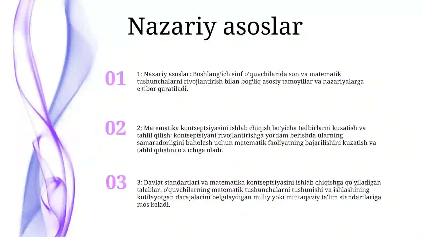 Elementar Matematik Tasavvurlarni Shakllantirish MashgʻUlotini Kuzatish Ularni Tahlil Qilish Va Ularga QoʻYiladigan Davlat Talablari 2